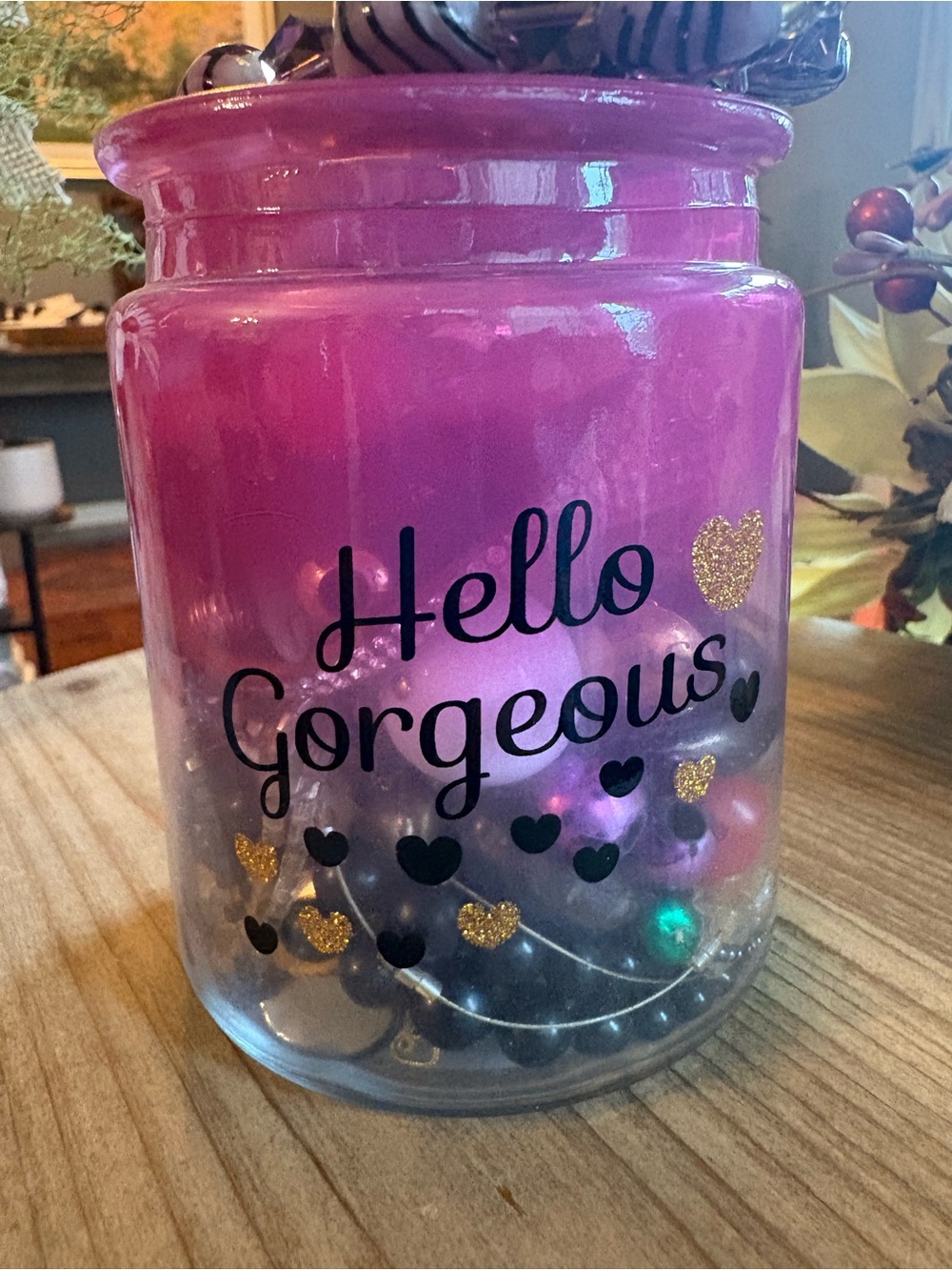 Hello Gorgeous Jar of Mixed Jewelry & Beads | Craft Repurpose Lot
